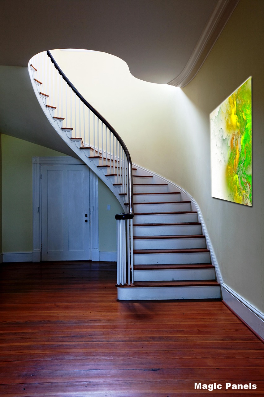 Abstract GreenStairs